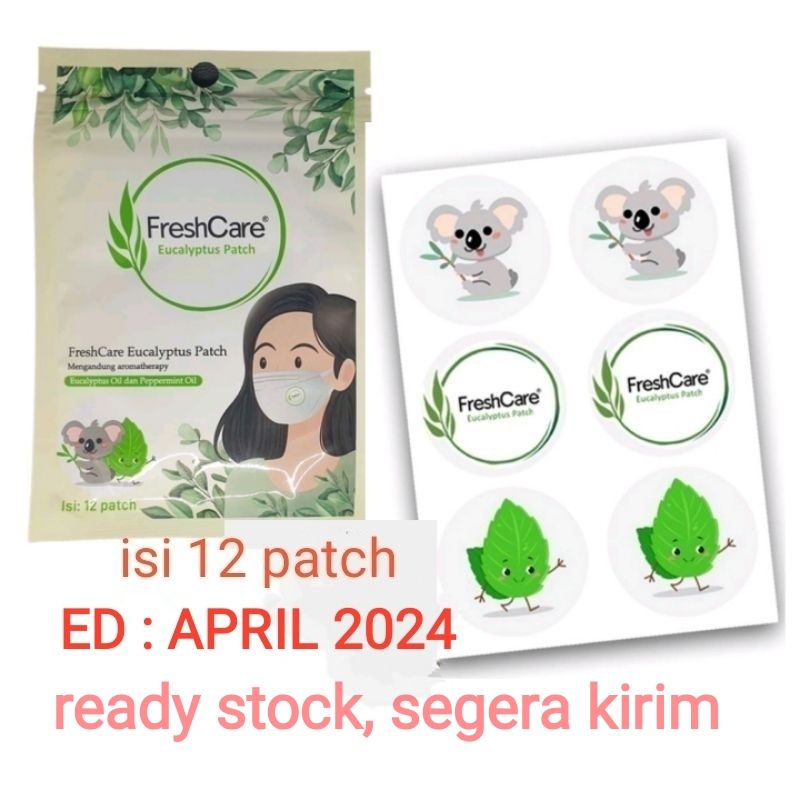 Jual Freshcare Patch / Freshcare Eucalyptus Patch Isi 12 Stiker Tempel ...