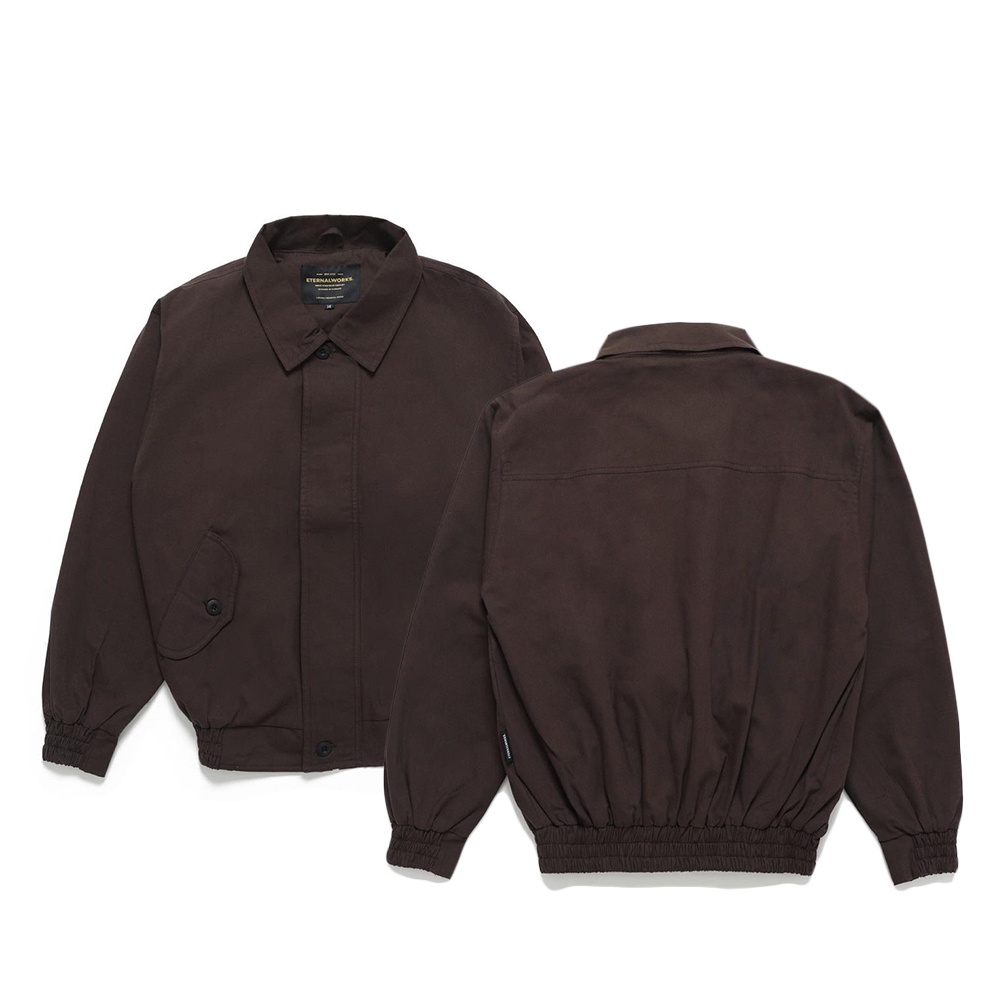 Jual ETERNALWORKS - Harrington Jacket Amstrong Brown | Shopee Indonesia
