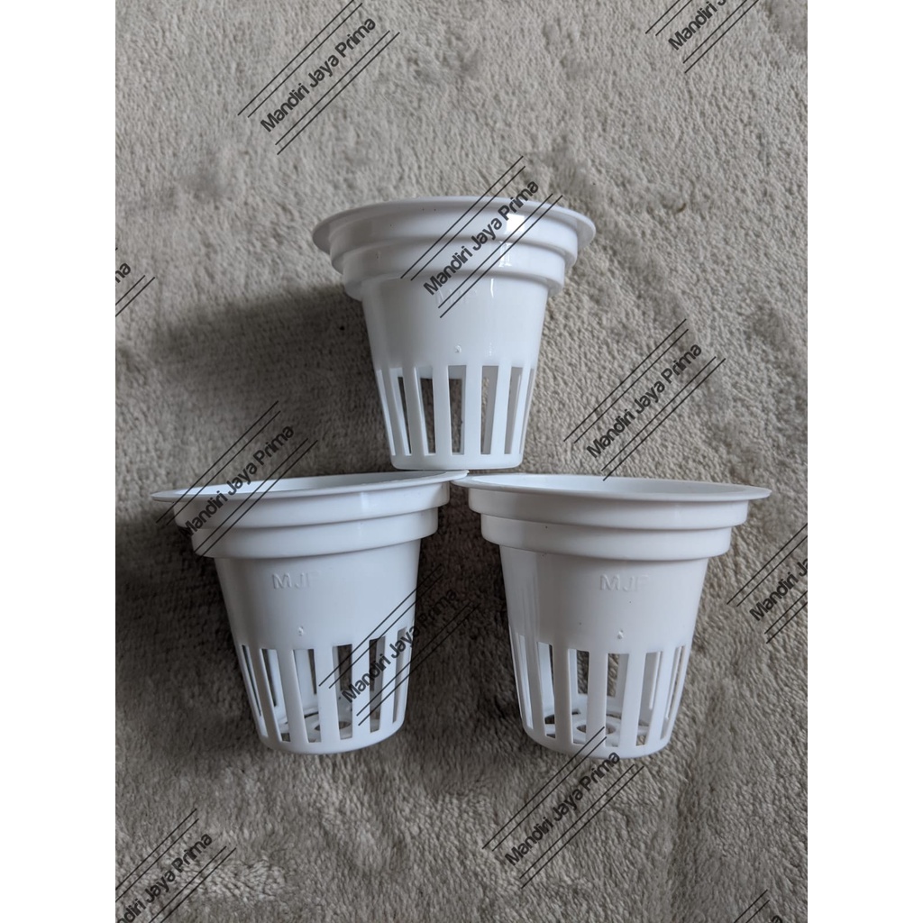 Netpot Hidroponik 5cm / Net Pot Aquaponik Warna Putih Multi ANTI PECAH BAHAN BERKUALITAS / Hydroponik Warna Putih