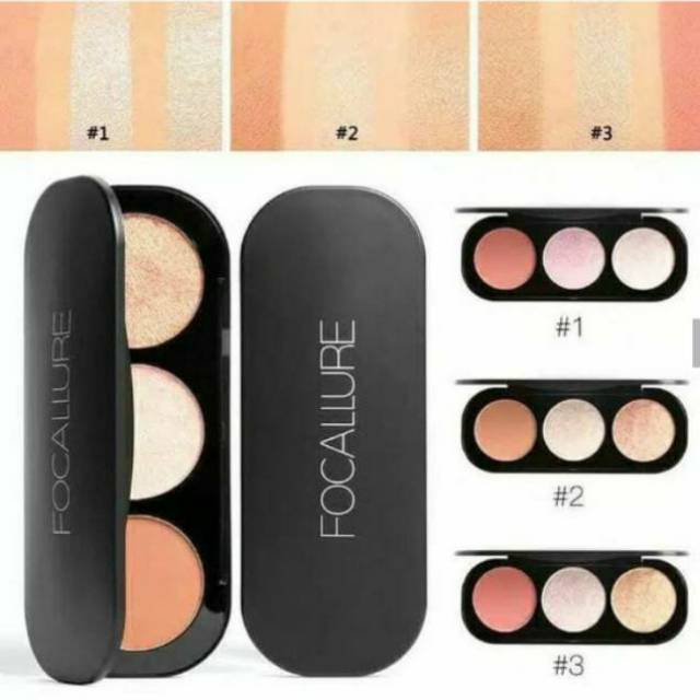 Jual Foccalure Blush On & Highlighter | Shopee Indonesia