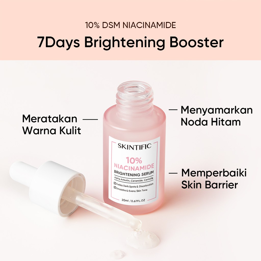 Jual Skintific Niacinamide 10 Brightening Serum 20ml Shopee Indonesia