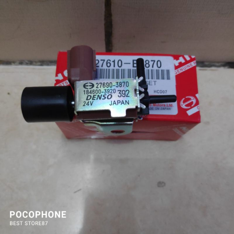 Jual SWITCH ENGINE STOP / KATUP VACUM SET HINO DUTRO HT125 24V | Shopee ...