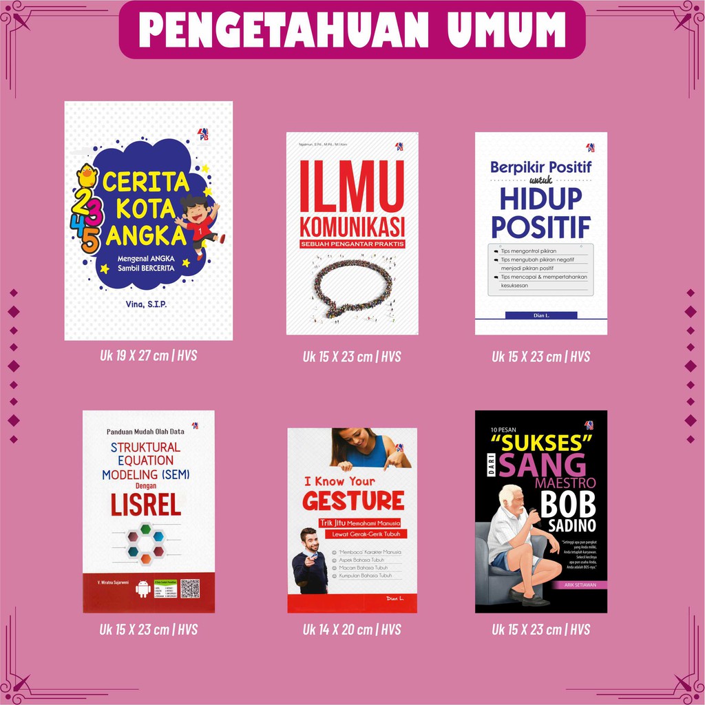 Jual Buku Pengetahuan Umum : Cerita Kota Angka-Berpikir Positif Untuk ...