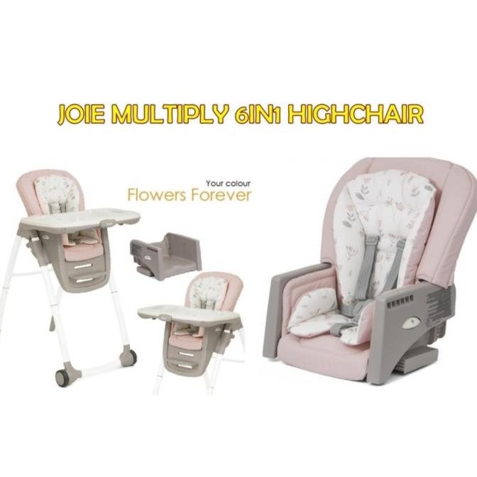 Joie 6 in 1 hotsell highchair pink