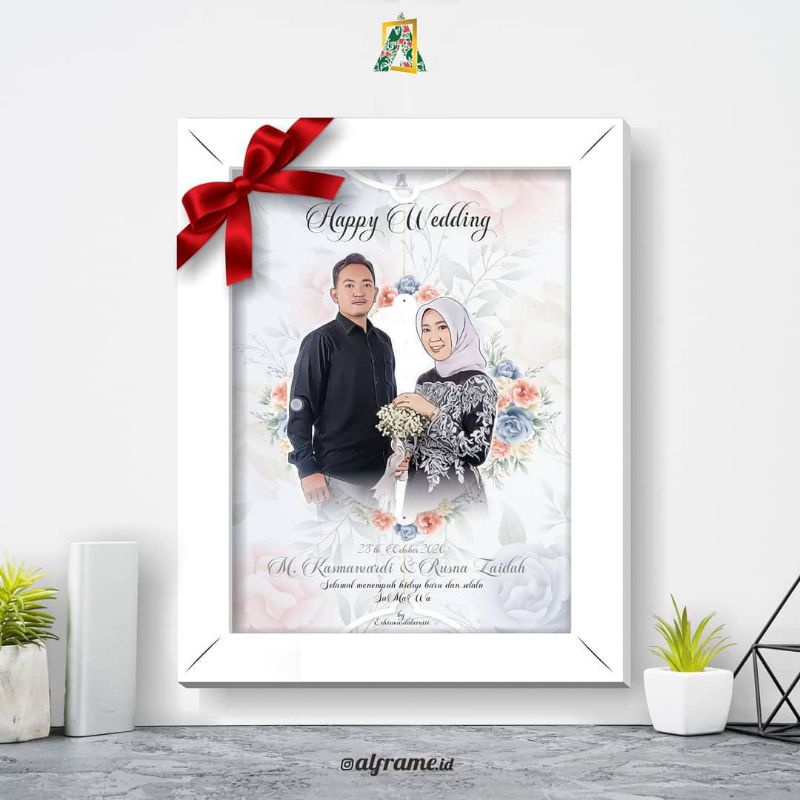 Jual EDIT LUKISAN > HADIAH FIGURA/FRAME | Hadiah Pernikahan, Hadiah ...