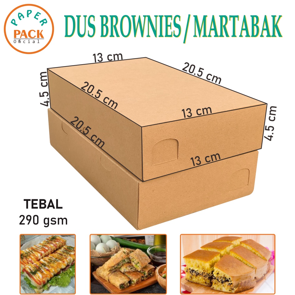 Jual Dus Martabak Martabak Telor Donat Kue Brownis Dus Snack Take