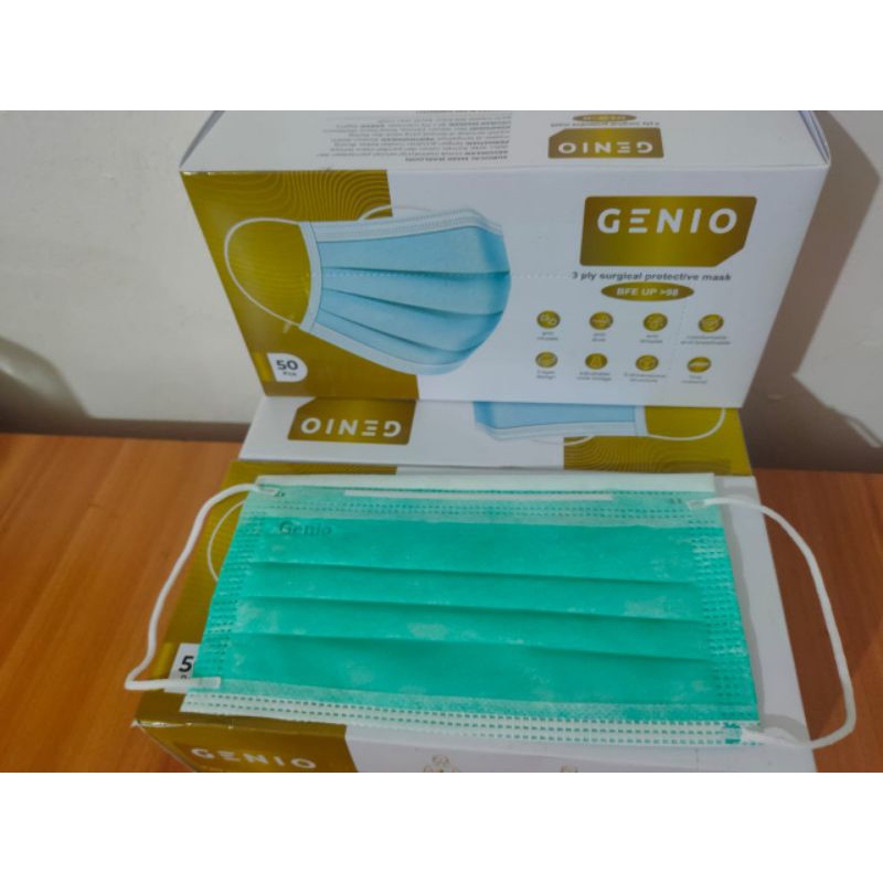 Jual Masker Medis Genio(Warna random) | Shopee Indonesia