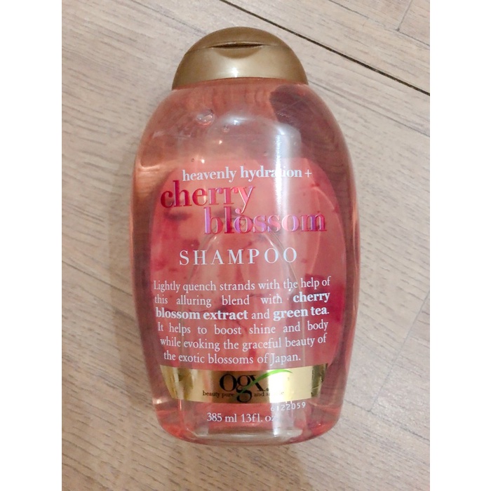 Jual ORGANIX OGX Heavenly Hydration Cherry Blossom Shampoo 385ml ...