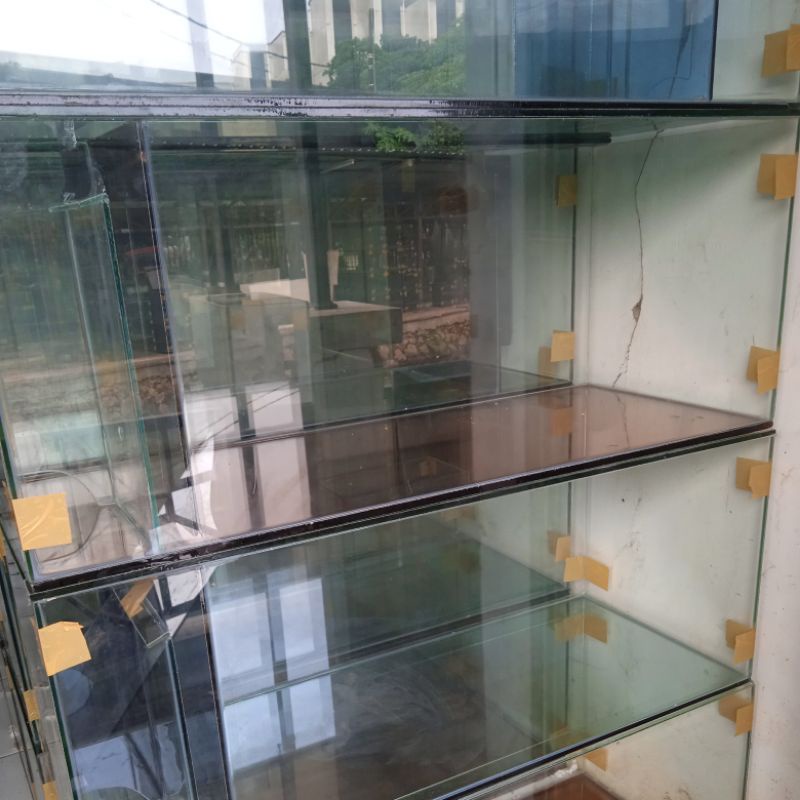Jual aquarium kaca ukuran 80x40x40 filter samping Shopee Indonesia