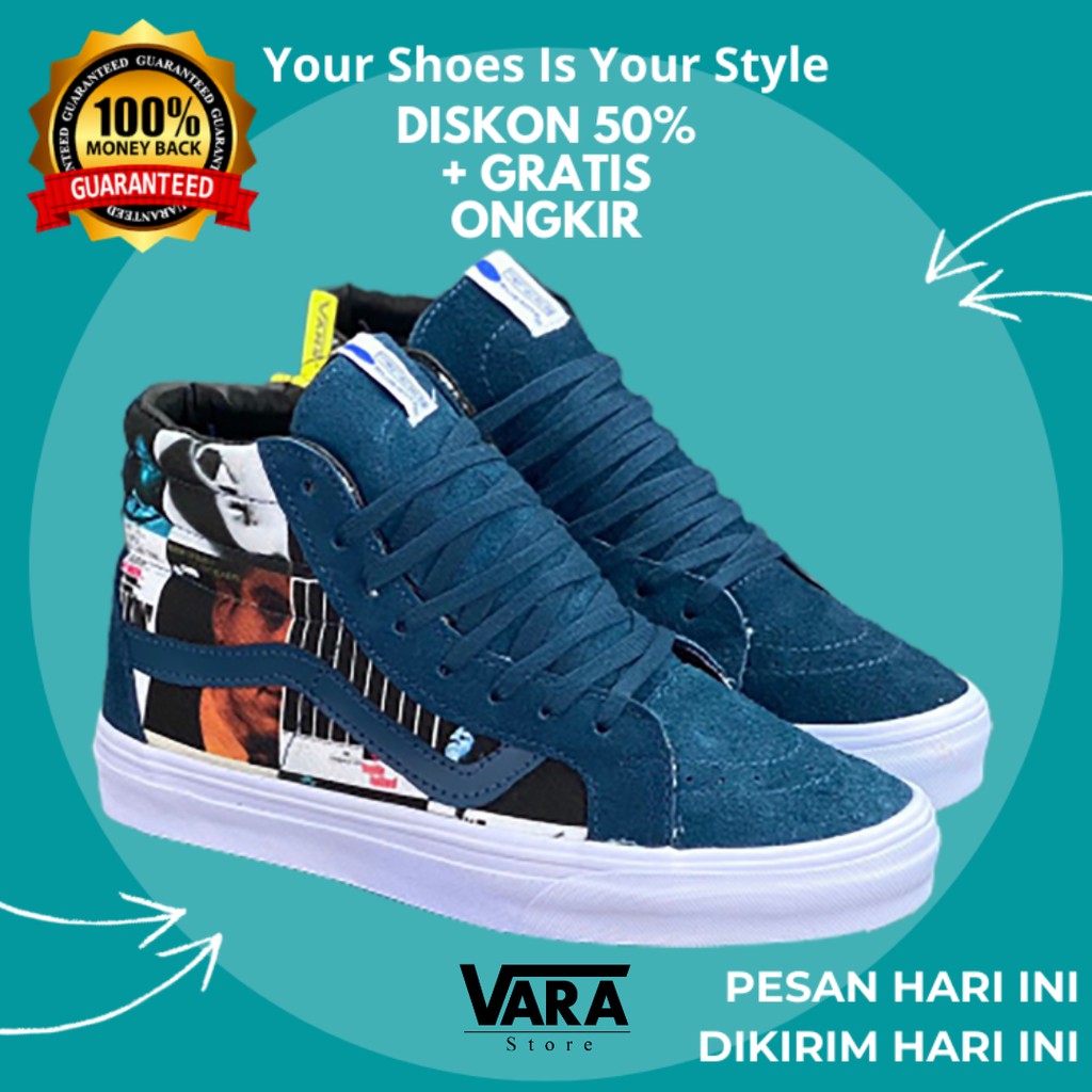 BISA GRAB VANS SK8 HIGH OG LX BLUE NOTE COLOR VINYL WAFFLE ICC BNIB VANS SK8 HI ORIGINAL VANS