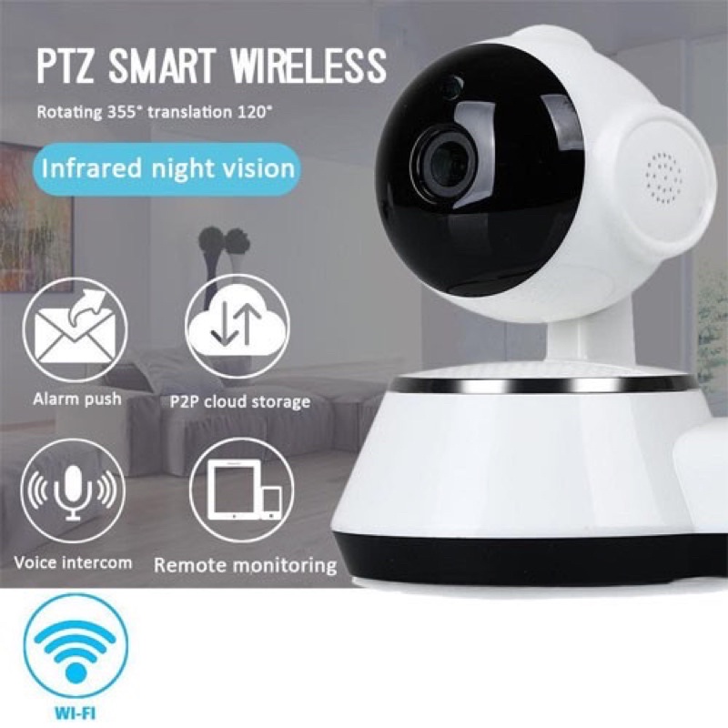 Jual Smart CCTV IP Camera WIFI V380 HD 720P Two Way Talk Wireless Cam ...