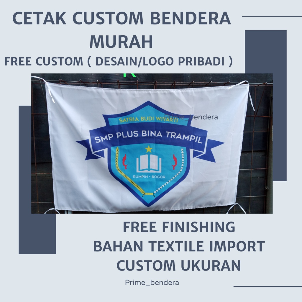 Jual CETAK BENDERA KAIN SATUAN CUSTOM DESIGN TERMURAH - FULL PRINT ...