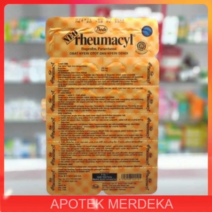 Jual Neo Rheumacyl Strip Reumacil Obat Sakit Sendi Otot Rheumacil