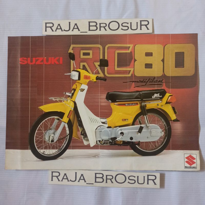 Jual Poster brosur jadul lawas Suzuki RC 80 RC80 | Shopee Indonesia