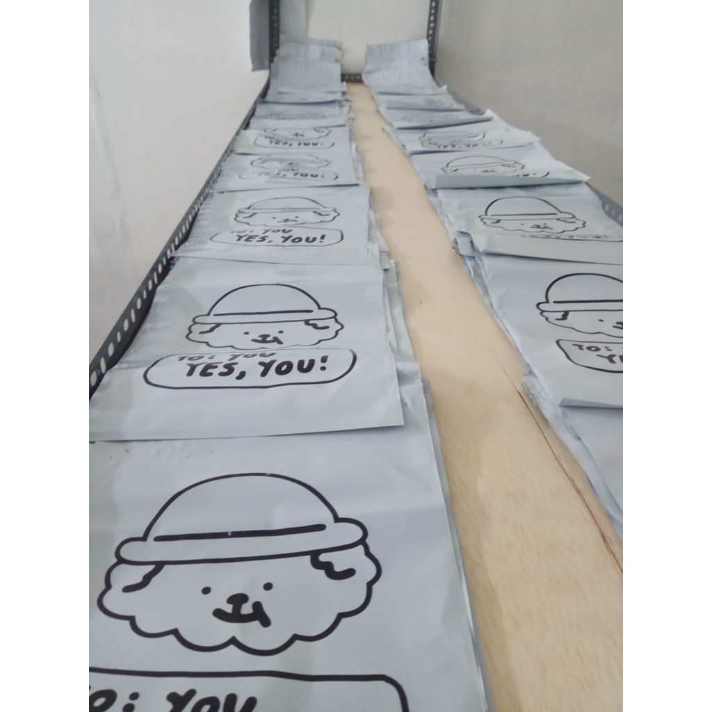 Jual Sablon Cetak Polymailer Polybag Kantong Amplop Plastik Packing Shopee Indonesia