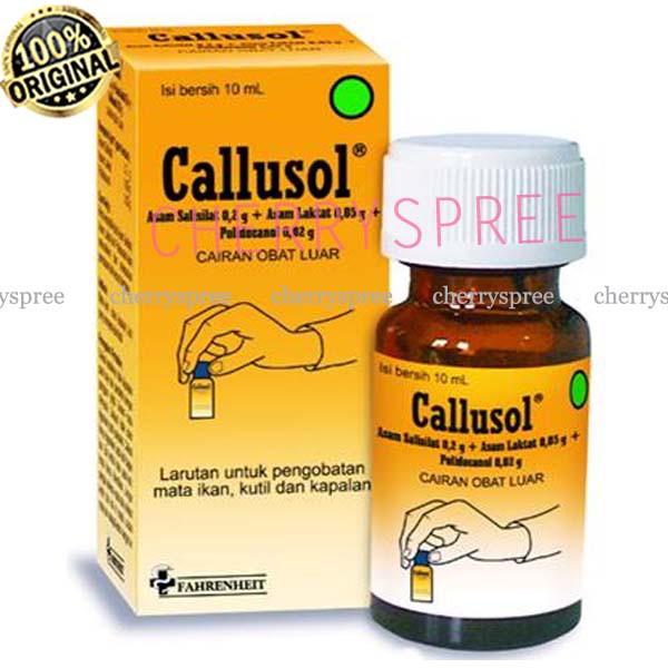 Jual Callusol Cairan Membantu Mengatasi Mata Ikan Kutil Dan Kapalan ...