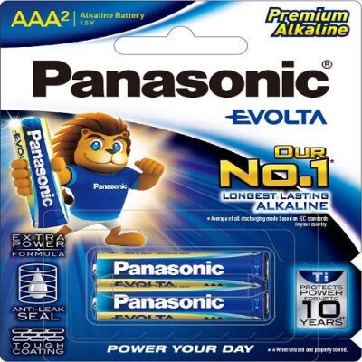 Jual Baterai Batre PANASONIC EVOLTA Alkaline AA / AAA A2 A3 Battery ...