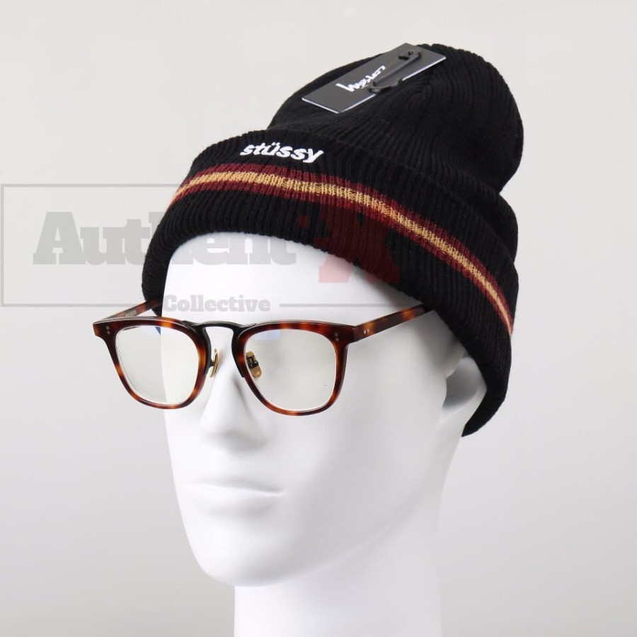 Stussy athletic cheap striped cuff beanie