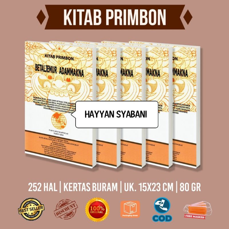 Jual Kitab Primbon / Buku Primbon Betaljemur Adammakna | Shopee Indonesia
