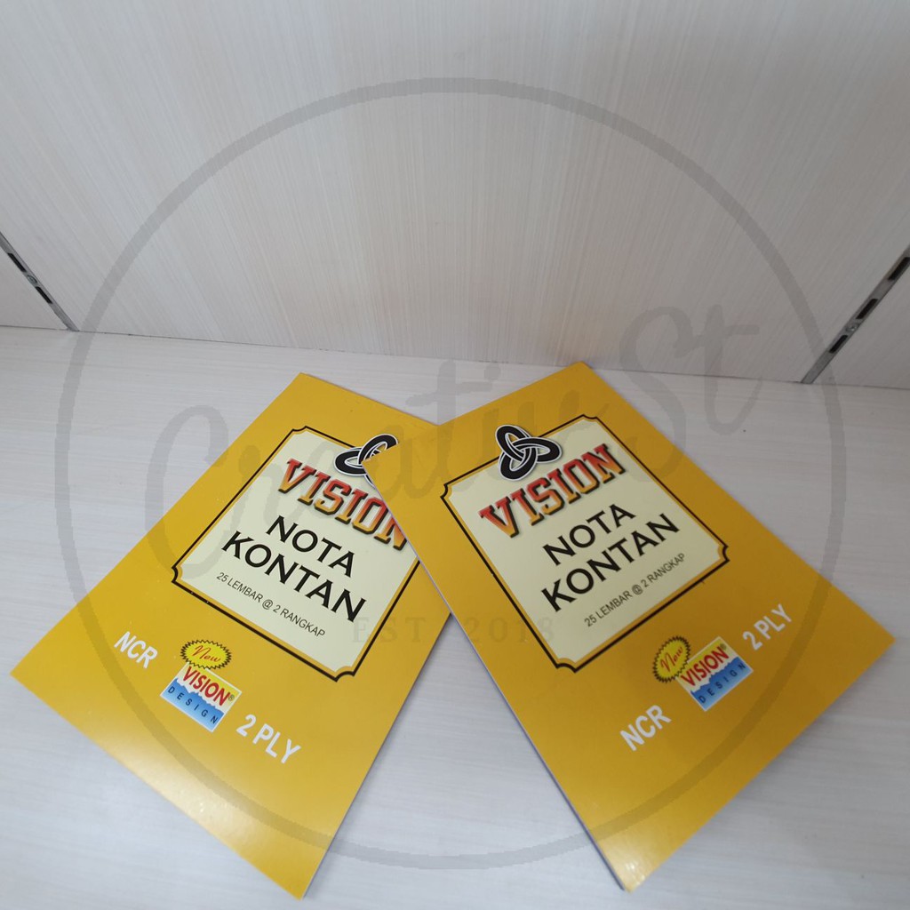 Jual VISION Nota Ncr 2 Ply Besar A5 15 Cm X 21 Cm | Shopee Indonesia