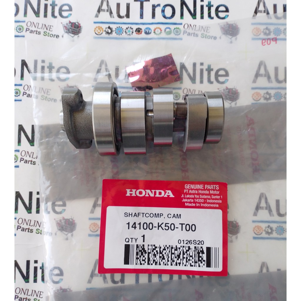 Jual CAMSHAFT COMP Noken As Penggerak Klep 14100-K50-T00 Ori Honda Beat ...