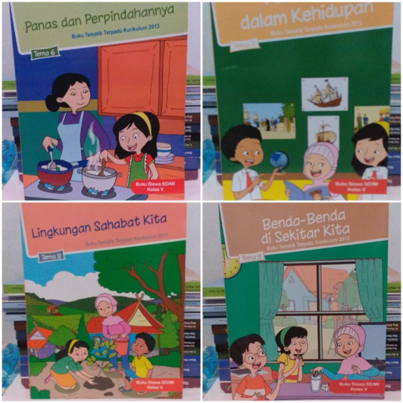 Jual Buku Siswa Paket Tematik SD/MI Kelas 5 Semester 2 Kemendikbud ...