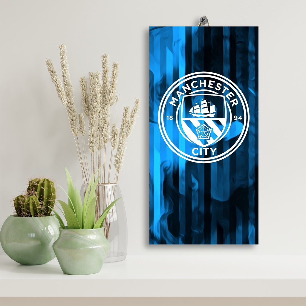 Jual Poster Dinding Desain Football Club Sepak Bola Manchester City ...