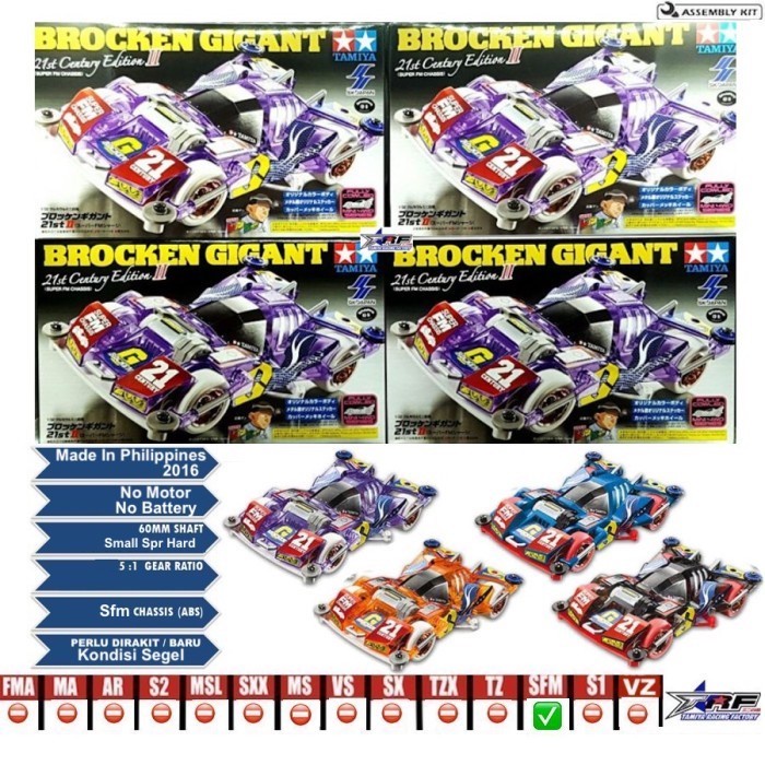 Jual TAMIYA 92361-92362-92363-92364 BROCKEN GIGANT 21ST CENTURY