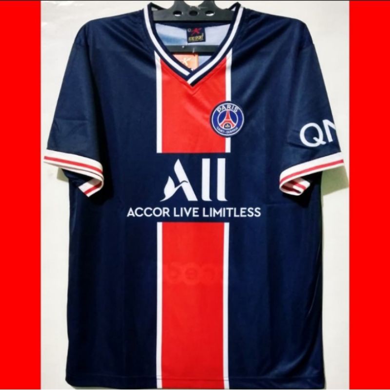 Jual Jersey Bola PSG Home 2020 2021 Baju Bola PSG Musim Baru Jersey ...