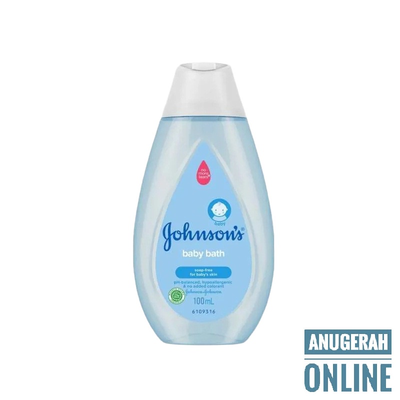 Jual Johnsons Baby Bath Hypoallergenic Blue 100 mL Shopee Indonesia