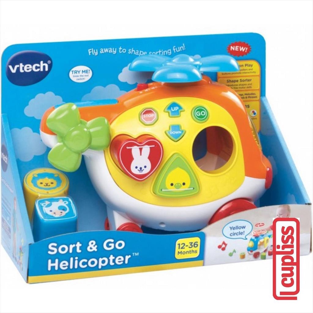 Jual Vtech Toys 151089 Sort and Go Helicopter | Shopee Indonesia