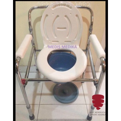 Jual Kursi Toilet BAB Commode Chair Tanpa Roda Kloset Pup Bongkar ...