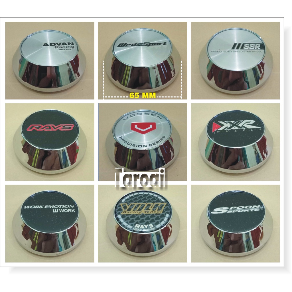 Jual Ba 1 buah Tutup dop center velg advan rays wedssport rays ssr work ...