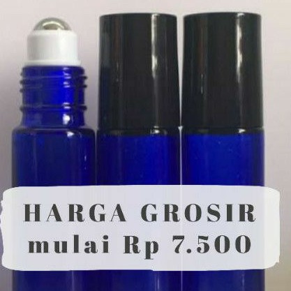 Jual Botol Kaca Roll On 10ml Warna COBALT BLUE, Kaca TEBAL | Shopee ...