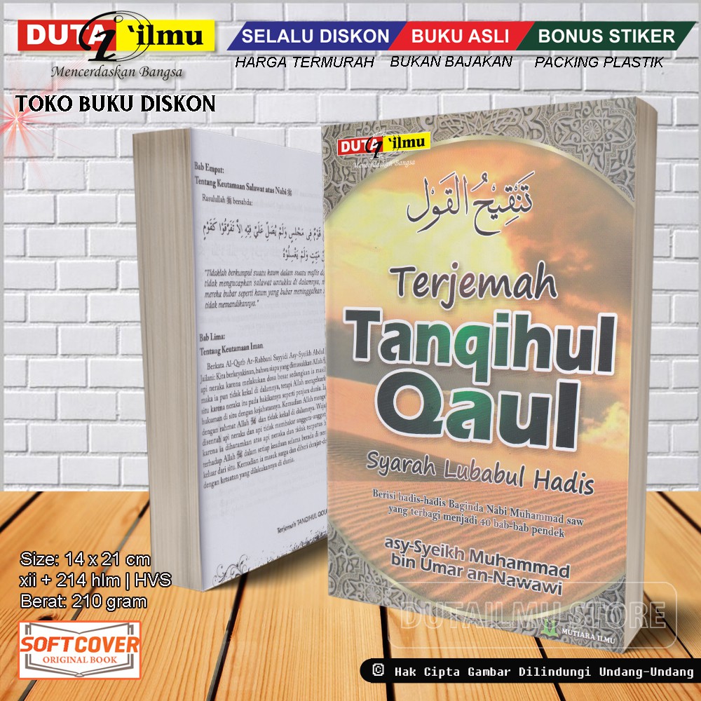 Jual Terjemah Kitab Tanqihul Qaul Syarah Lubabul Hadis Shopee Indonesia