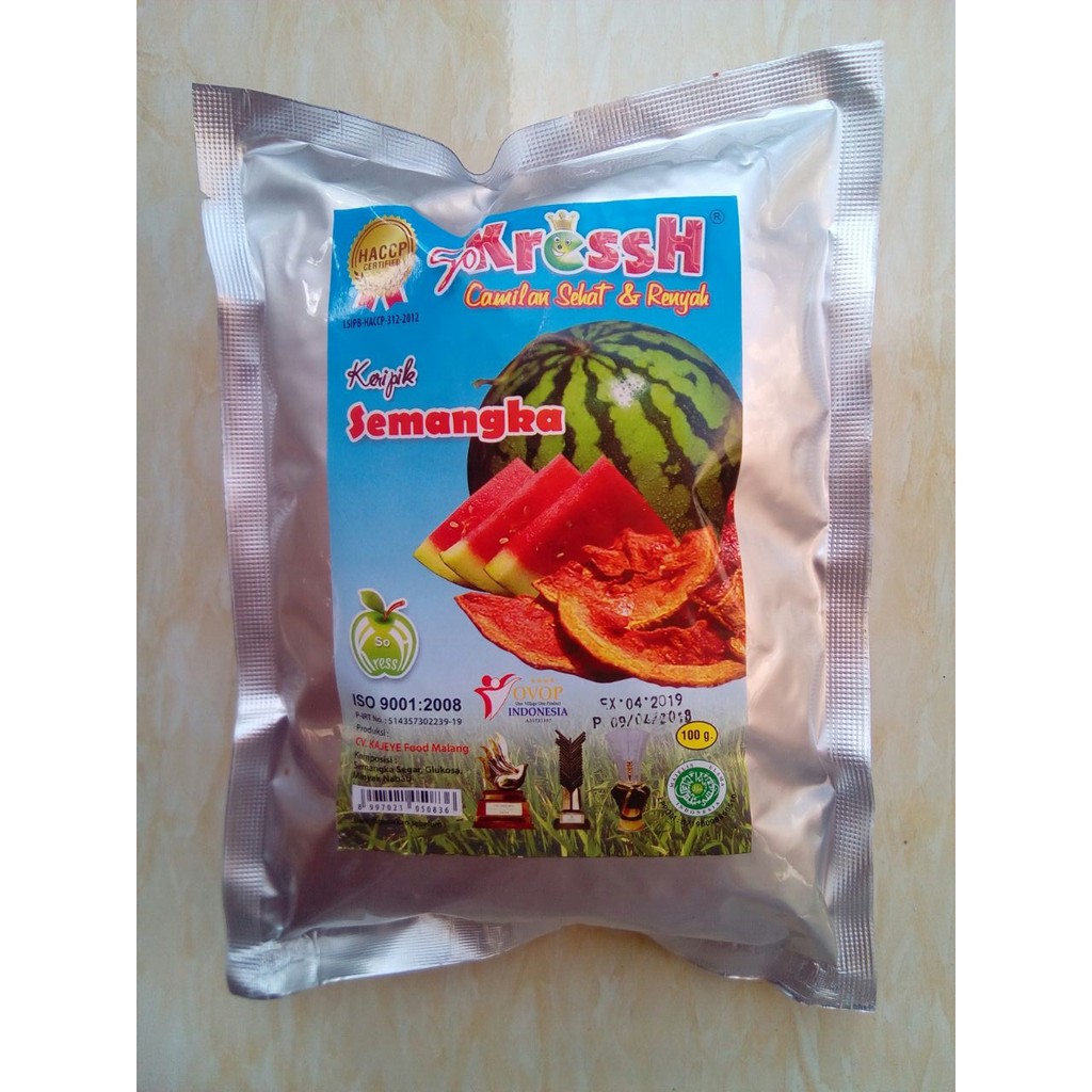 Jual Keripik Semangka 50 Gram So Kressh Asli Malang Shopee Indonesia