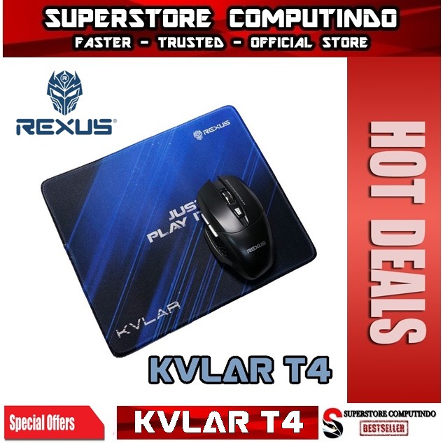 Jual Rexus Kvlar T4 - Gaming Mousepad Small Size | Shopee Indonesia