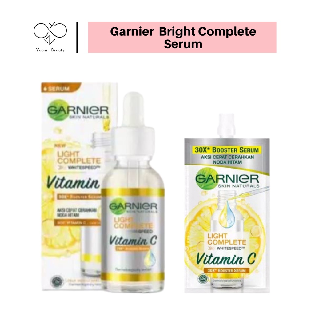 Jual Garnier Bright Complete Vitamin C 30X Booster Serum 15ml / Garnier