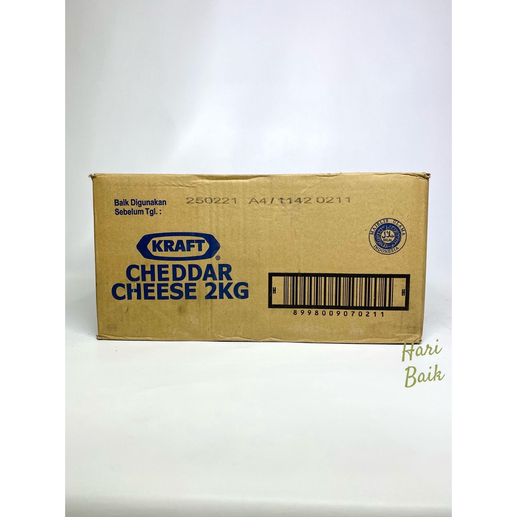 Jual Keju Cheddar Cheese 2kg | Shopee Indonesia