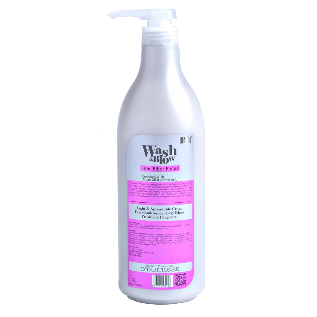 Jual Inaura Wash & Blow Conditioner (Botol) | Shopee Indonesia