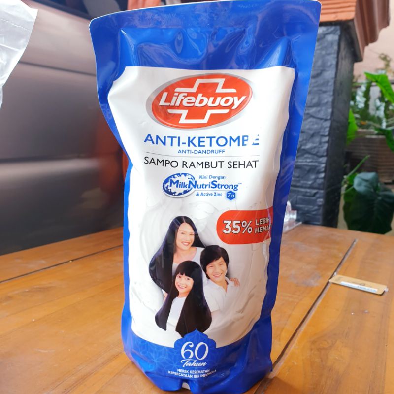NEW kemasan ShaMpOO LIFEBUOY STRONG SHINY/Anti KETOMBE/Rambut Rontok Refill 900ml EXp 2027/28