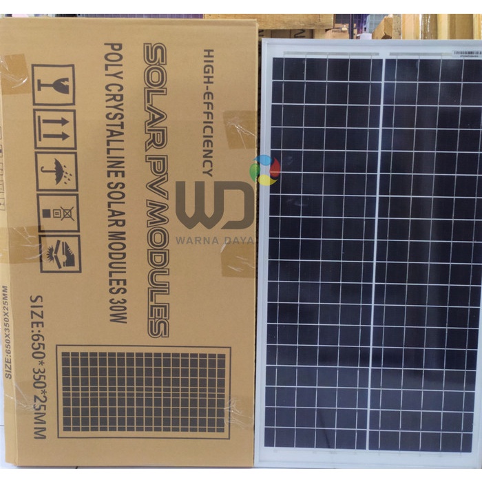 Jual Panel Surya / Solar Panel / Solar Module ST Solar 30WP | Shopee ...