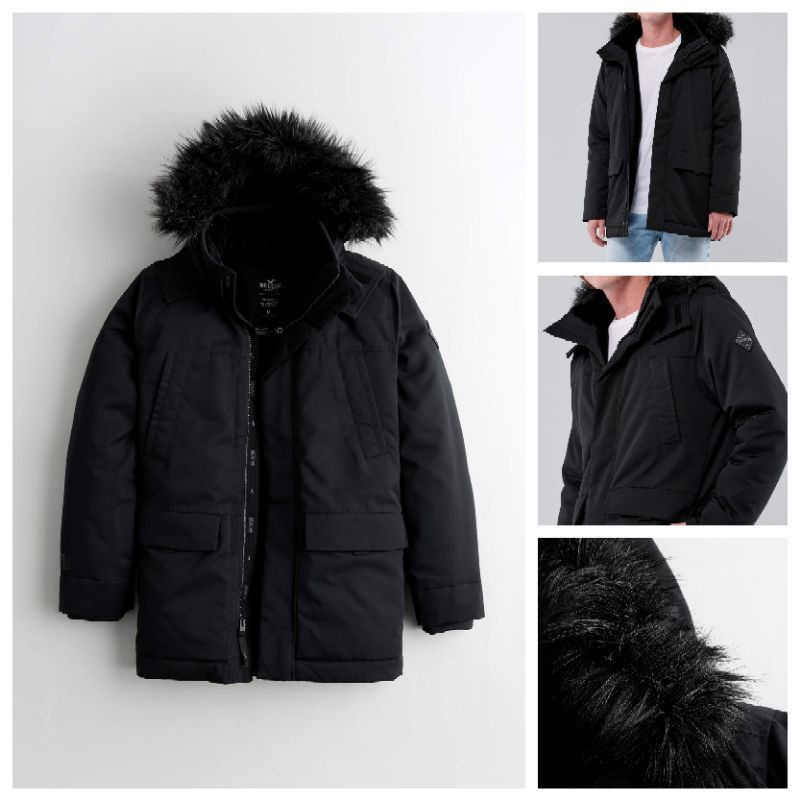 Hollister down outlet blend parka