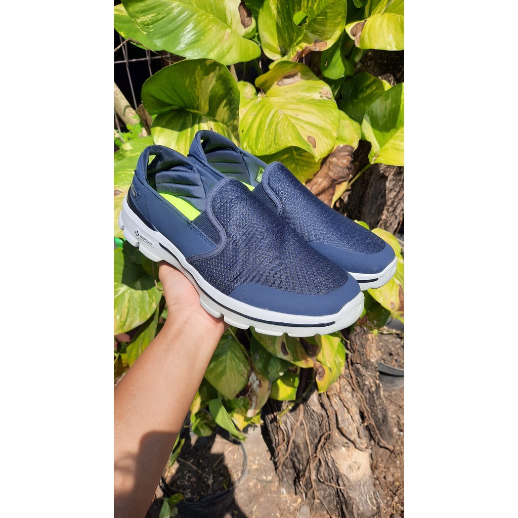 Jual Sepatu Skechers Go Walk 3 Charge Navy Grey Original Murah