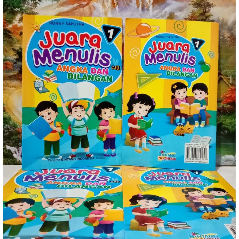 Jual Buku Juara Menulis Angka Dan Bilangan Jilid 1 Untuk Anak TK Paud ...