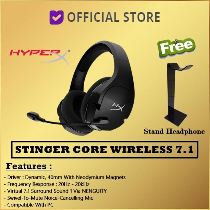 Jual HyperX Cloud Stinger Core Wireless 7.1 Surround Sound Gaming