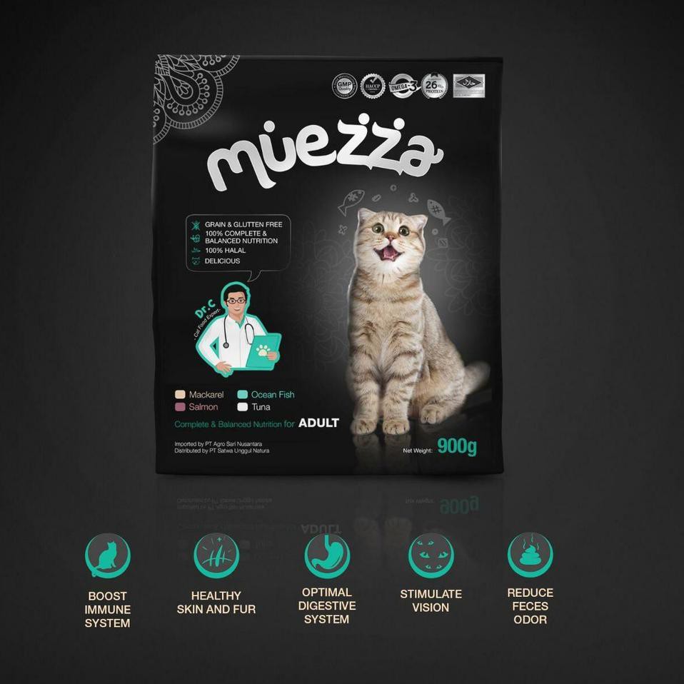 Jual Makanan Kucing Kering - Tuna Flavor - Muezza Cat Food (KODE P7482 ...
