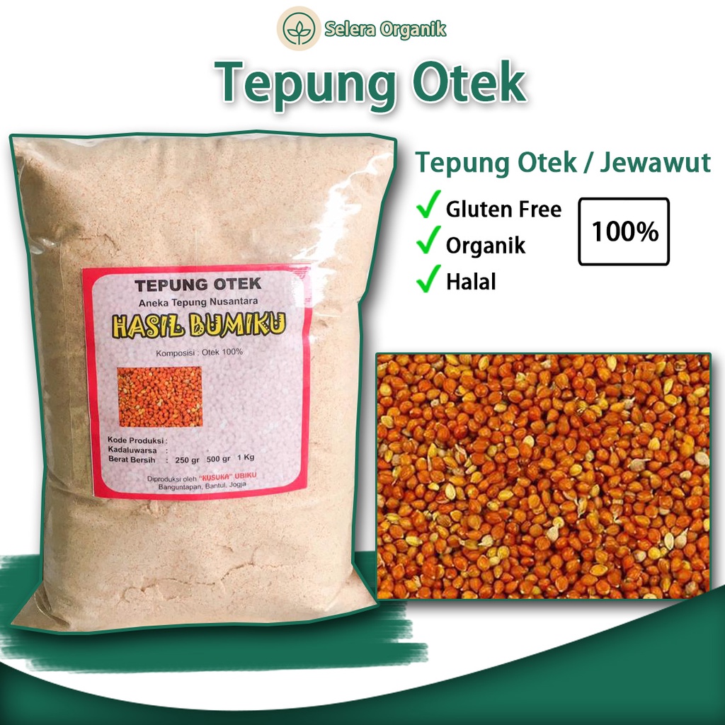 Jual Tepung Otek Jawawut Jewawut 1kg Organik Bebas Gluten Free