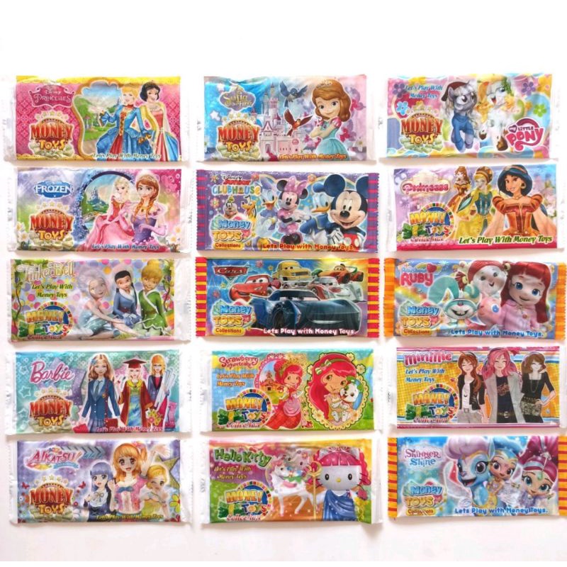 Jual UANG MAINAN ANAK/UANG MAINAN GAMBAR KARAKTER | Shopee Indonesia