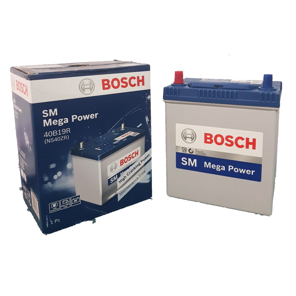 Jual AKI MOBIL BOSCH MF / AKI KERING NS40Z ( 35 Ah ) | Shopee Indonesia